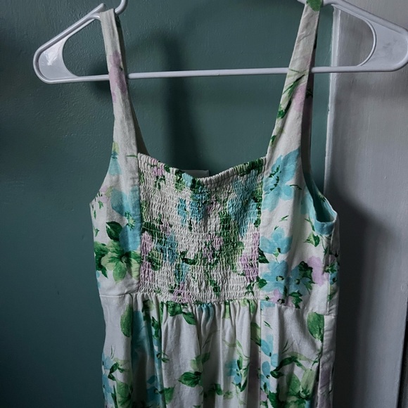 NWT Old Navy Linen Fit and Flare Floral Dress - Picture 6 of 7